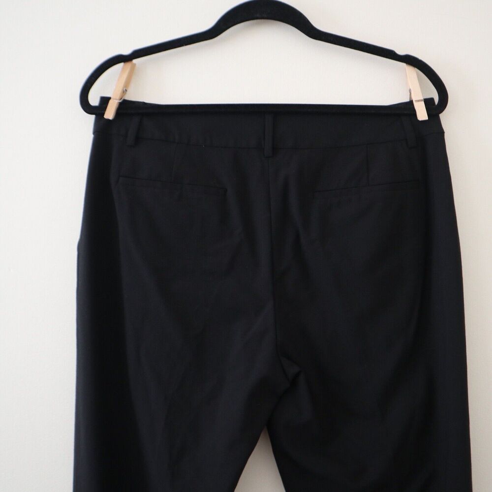 Eileen Fisher Size S Viscose Wool Blend Skinny Dress Pants Black - Picture 7 of 8